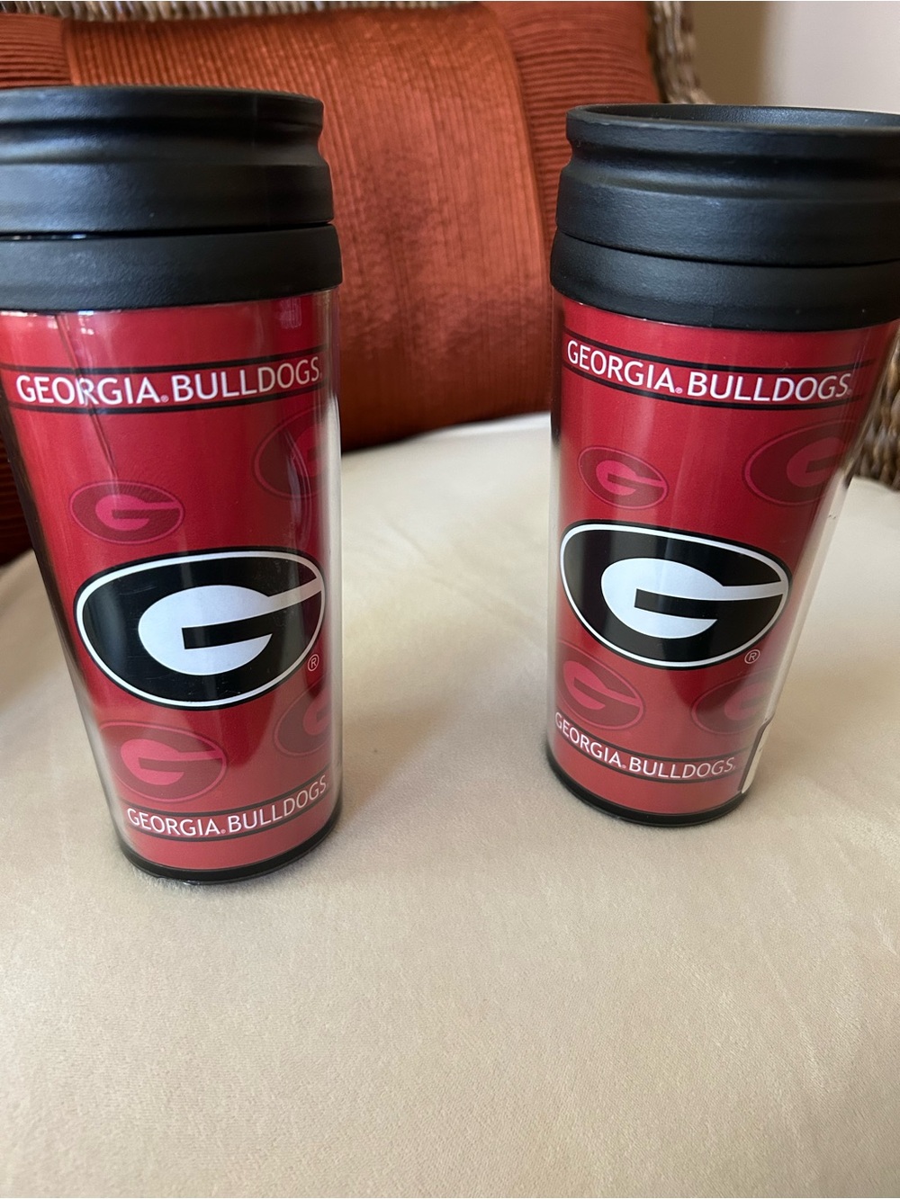 Red Travel Tumbler - Set of 2